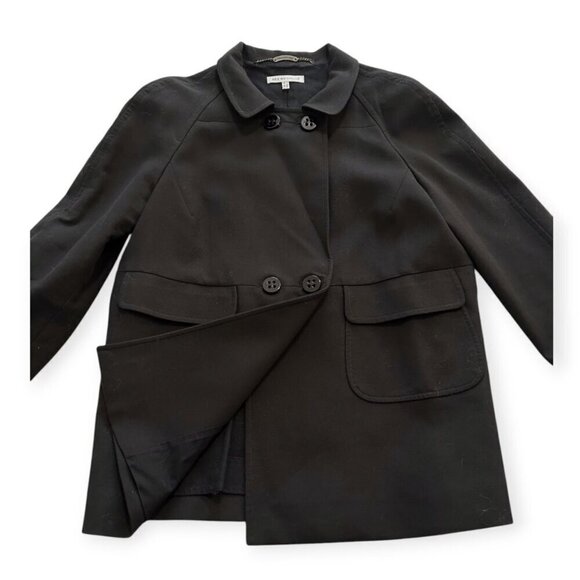 See by Chloe Black Cotton‎ Pea Coat/Jacket, Size US10/Italy 46 - Picture 8 of 16